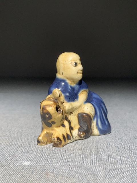 古玩陶瓷清代塑像真品鑒賞圖