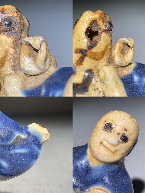 古玩陶瓷清代塑像真品鑒賞圖