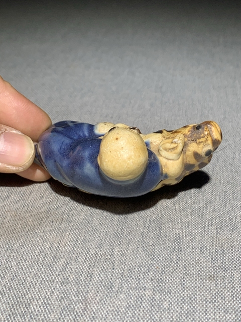 古玩陶瓷清代塑像真品鑒賞圖