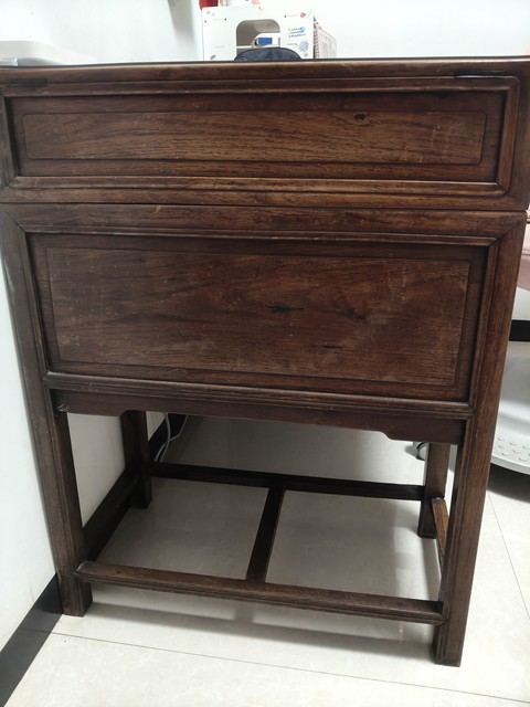 古玩雜項寫字臺真品鑒賞圖