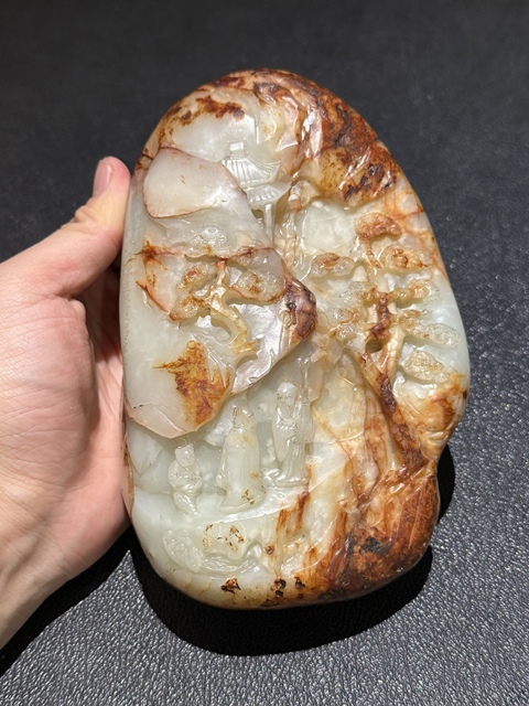 古玩玉器山子真品鑒賞圖