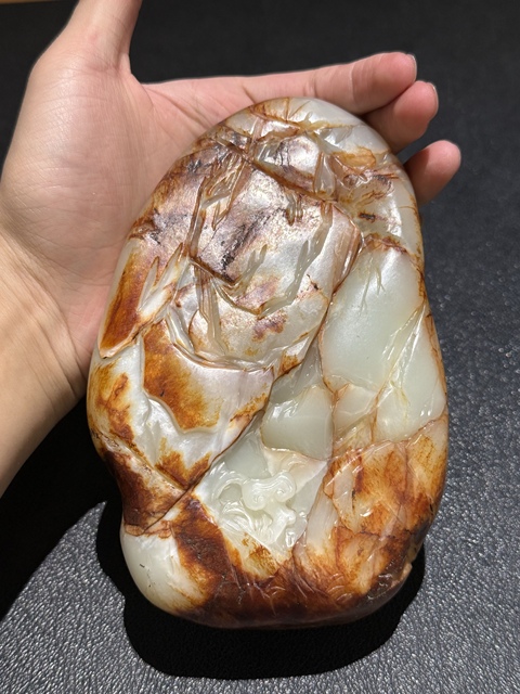 古玩玉器山子真品鑒賞圖