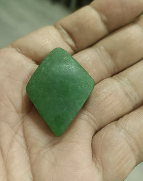 古玩玉器天然翡翠料真品鑒賞圖