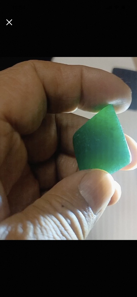 古玩玉器天然翡翠料真品鑒賞圖