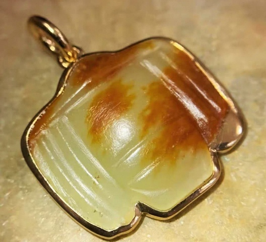 古玩玉器河磨玉梟真品鑒賞圖