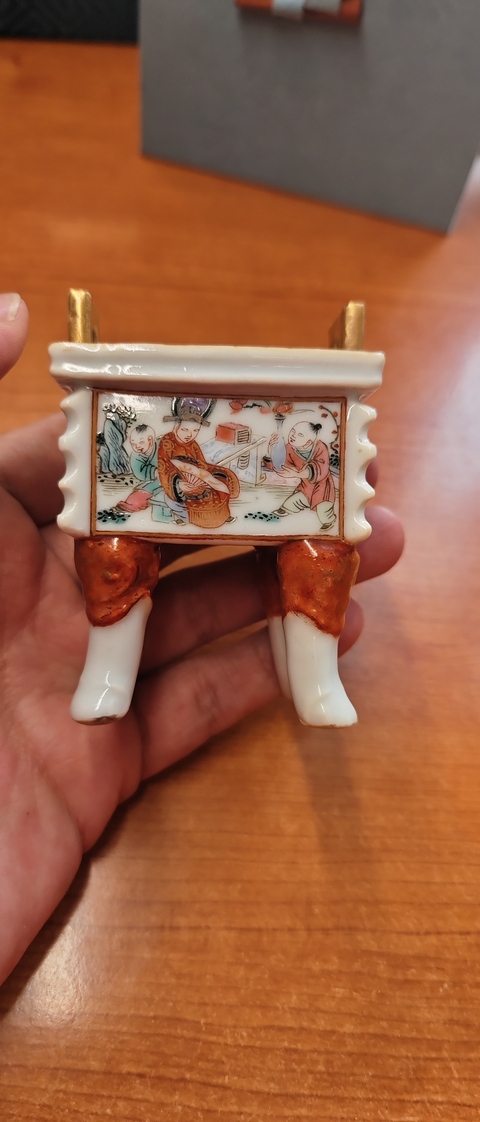 古玩陶瓷粉彩爐真品鑒賞圖