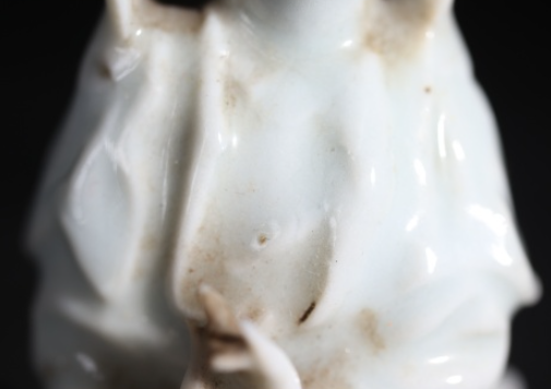 古玩陶瓷德化白瓷觀音菩薩造像真品鑒賞圖