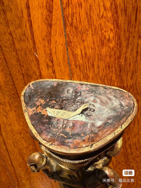 古玩銅器銅四臂觀音真品鑒賞圖