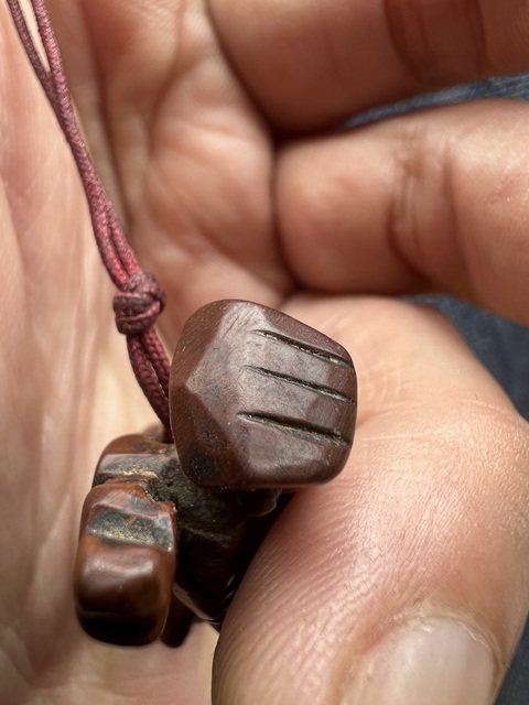 古玩雜項木雕人物真品鑒賞圖