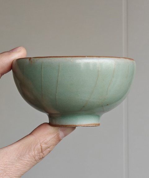 古玩陶瓷龍泉窯直口盞（泡泡盞）真品鑒賞圖