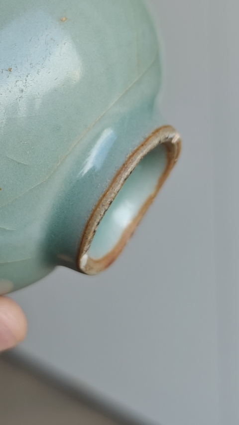 古玩陶瓷龍泉窯直口盞（泡泡盞）真品鑒賞圖