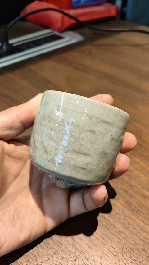 古玩陶瓷哥釉琴爐真品鑒賞圖