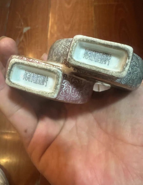 古玩陶瓷琺瑯彩花鳥紋雙聯瓶真品鑒賞圖