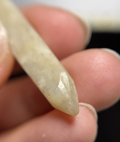 古玩玉器仿文化期錐形器真品鑒賞圖