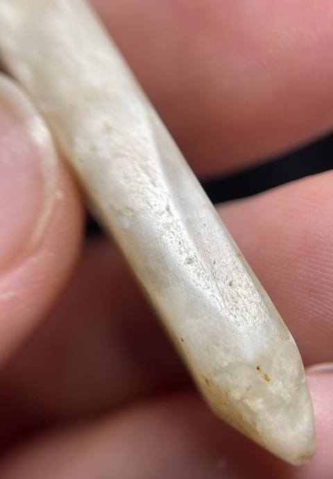 古玩玉器仿文化期錐形器真品鑒賞圖