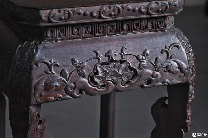 古玩雜項香幾真品鑒賞圖