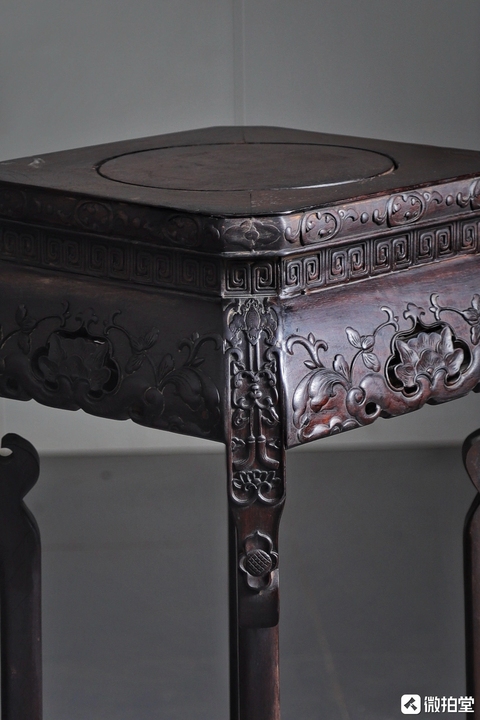 古玩雜項香幾真品鑒賞圖