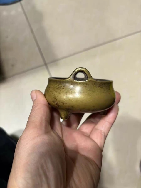 古玩銅器銅爐真品鑒賞圖