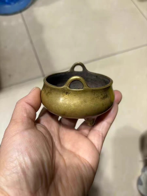 古玩銅器銅爐真品鑒賞圖