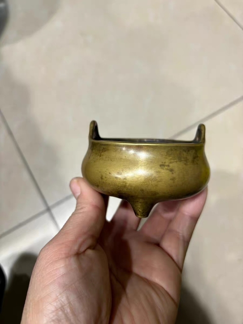 古玩銅器銅爐真品鑒賞圖