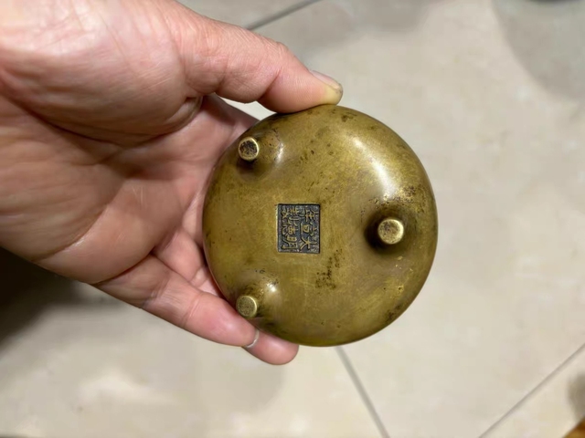 古玩銅器銅爐真品鑒賞圖