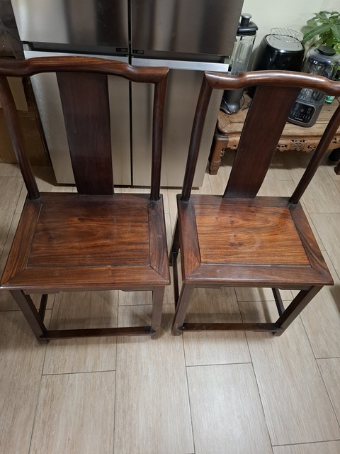 古玩雜項靠背椅真品鑒賞圖