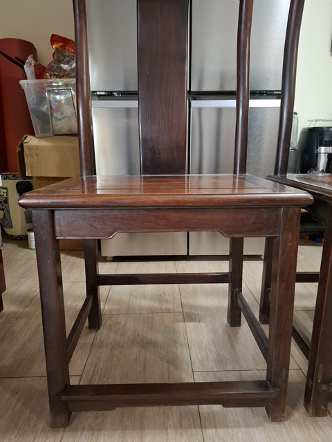 古玩雜項靠背椅真品鑒賞圖