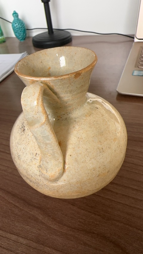 古玩陶瓷青白釉執壺真品鑒賞圖