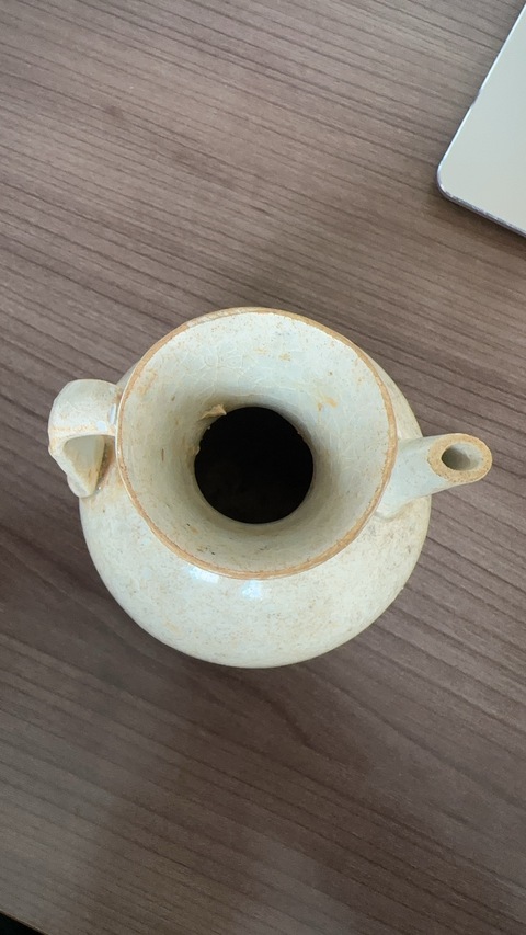 古玩陶瓷青白釉執壺真品鑒賞圖