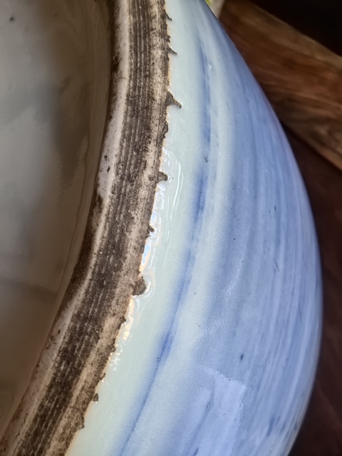 古玩陶瓷青花麒麟送子紋人頭罐真品鑒賞圖