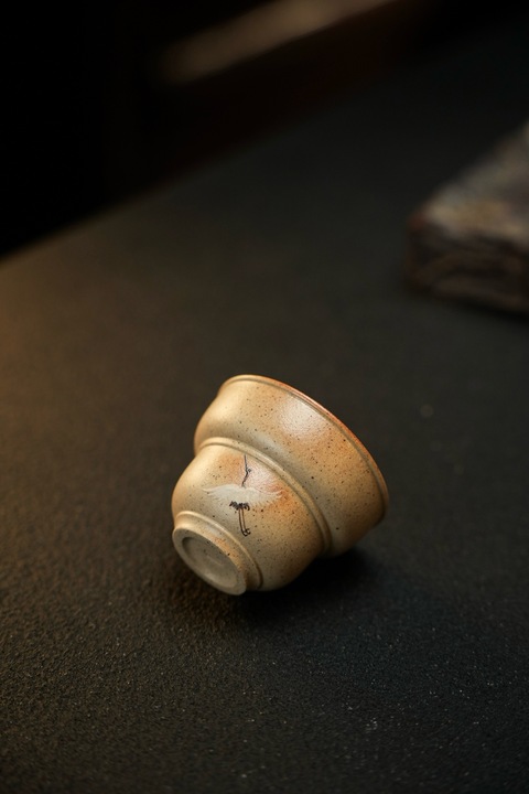 古玩雜項(xiàng)福祿容天紫砂杯【全手工】【極品白玉段】真品鑒賞圖