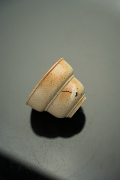 古玩雜項(xiàng)福祿容天紫砂杯【全手工】【極品白玉段】真品鑒賞圖