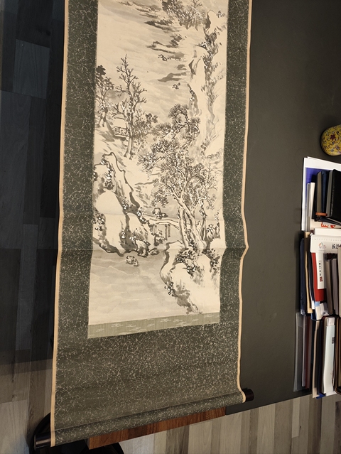 古玩字畫佚名山水真品鑒賞圖