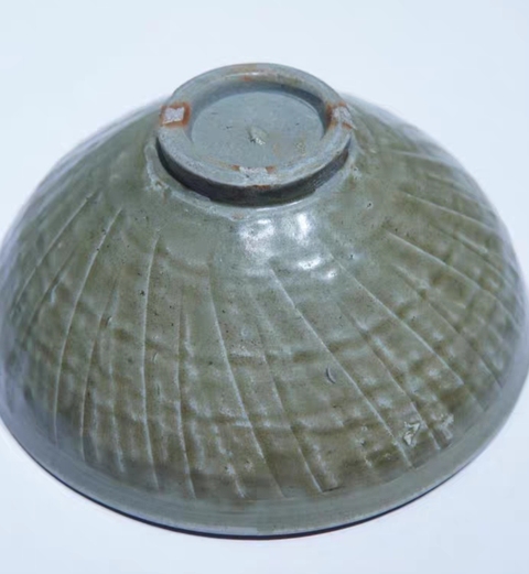 古玩陶瓷珠光青瓷刻花碗真品鑒賞圖