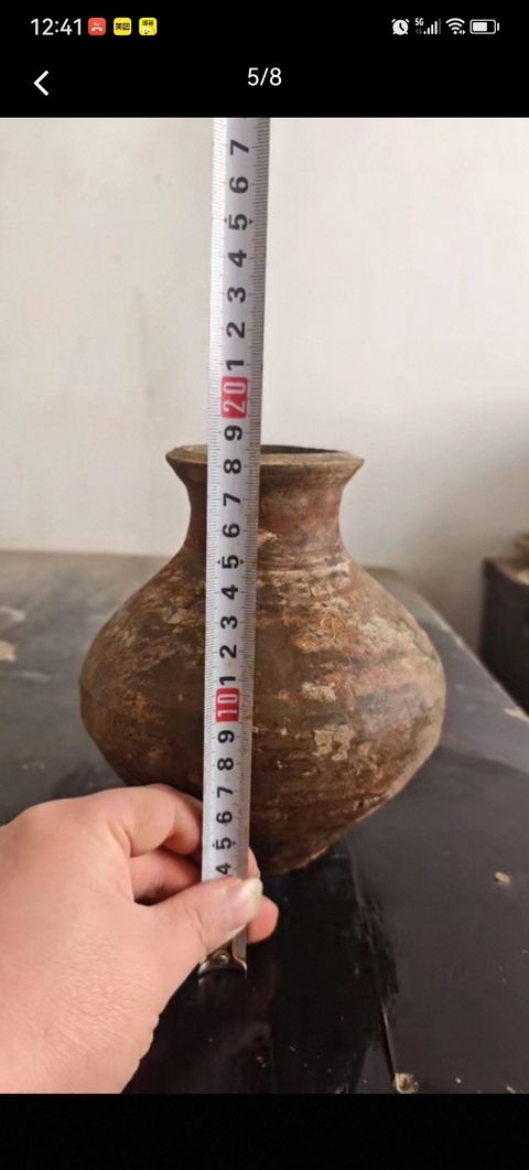 古玩陶瓷漢·陶壺真品鑒賞圖