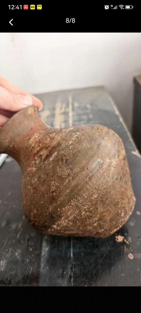 古玩陶瓷漢·陶壺真品鑒賞圖