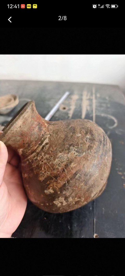 古玩陶瓷漢·陶壺真品鑒賞圖