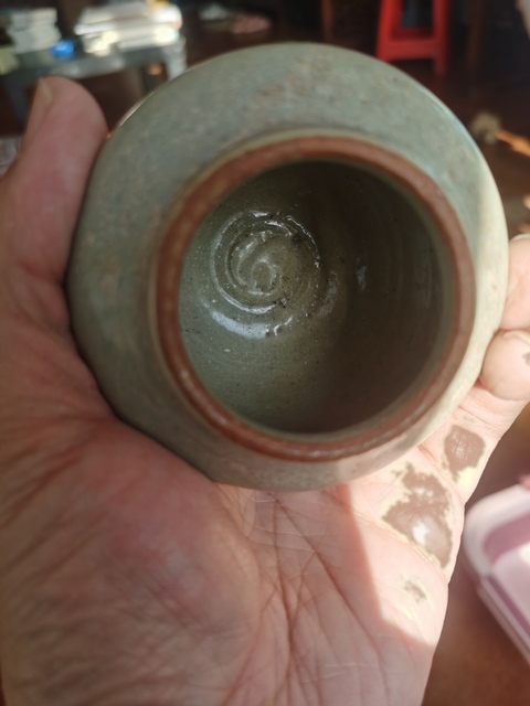 古玩陶瓷龍泉青釉小罐真品鑒賞圖