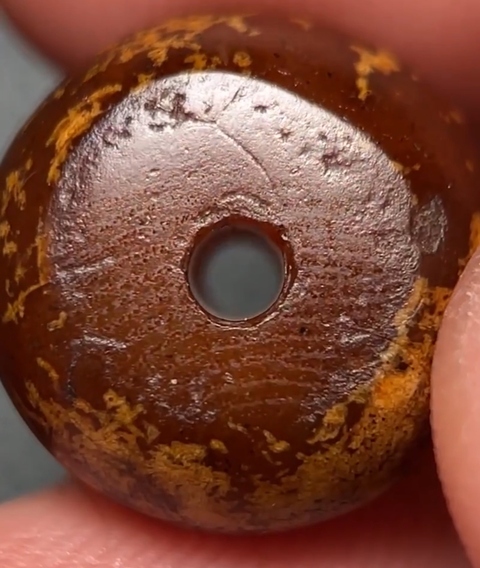 古玩玉器瑪瑙珠真品鑒賞圖