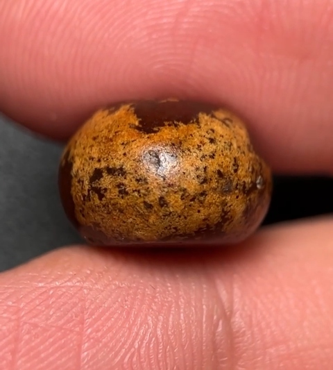 古玩玉器瑪瑙珠真品鑒賞圖