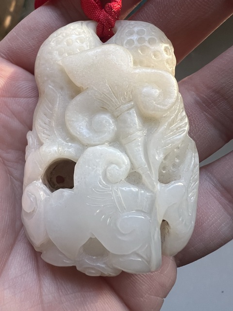 古玩玉器人生如意真品鑒賞圖