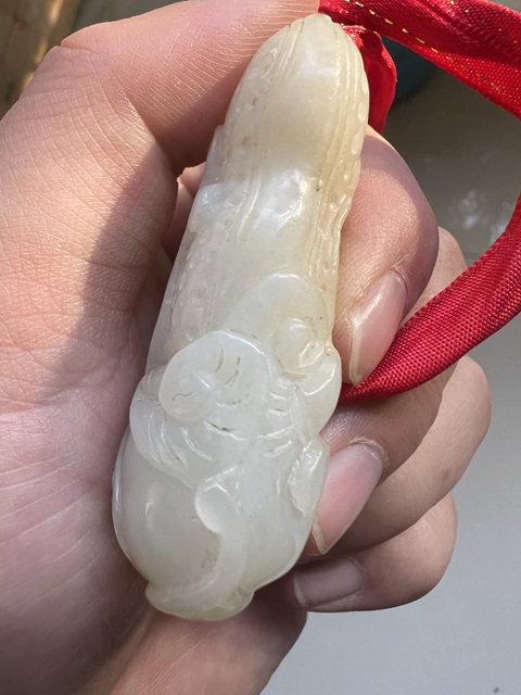 古玩玉器人生如意真品鑒賞圖