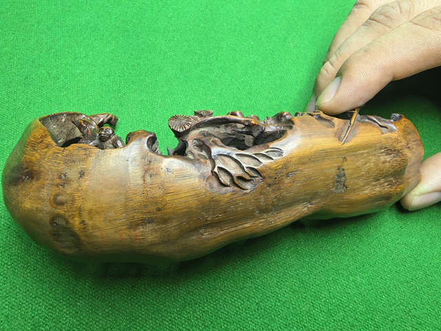 古玩雜項(xiàng)竹雕真品鑒賞圖