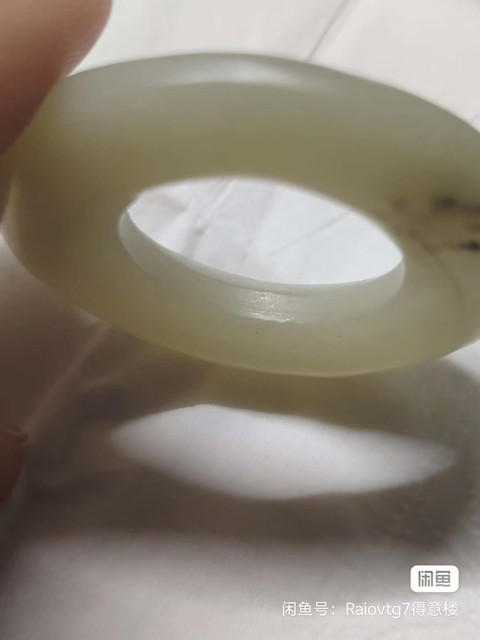古玩玉器和田玉雕“素紋環”真品鑒賞圖