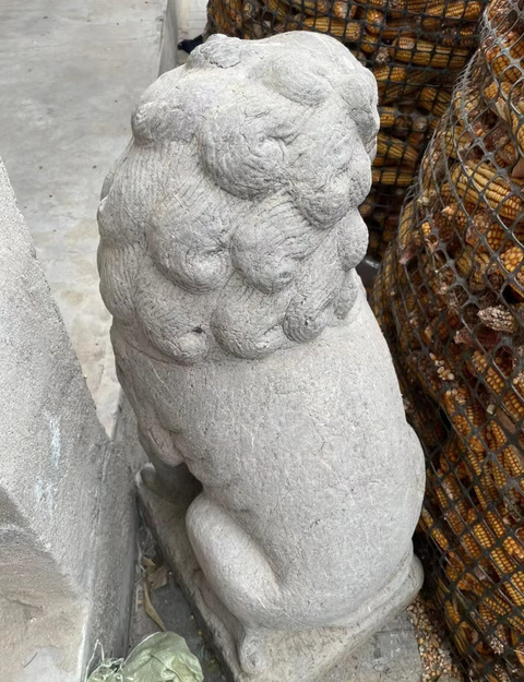 古玩雜項石獅真品鑒賞圖