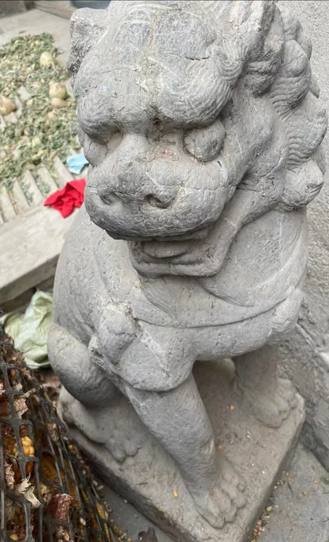 古玩雜項石獅真品鑒賞圖