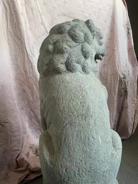 古玩雜項石獅真品鑒賞圖