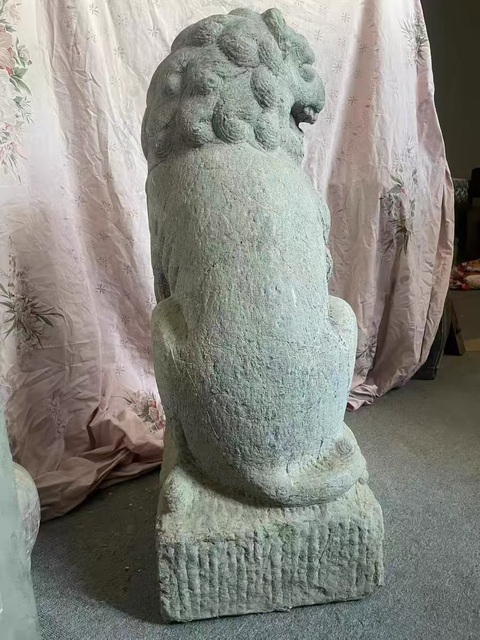 古玩雜項石獅真品鑒賞圖