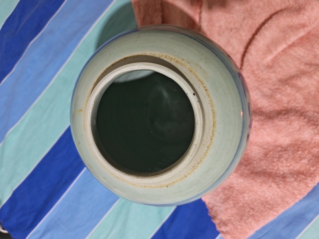 古玩陶瓷青花花卉紋罐真品鑒賞圖