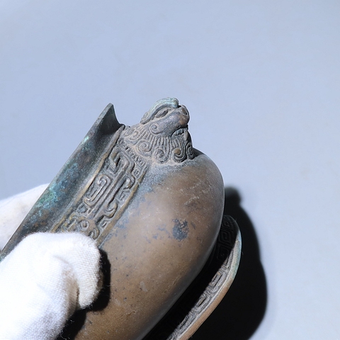 古玩銅器銅香爐真品鑒賞圖